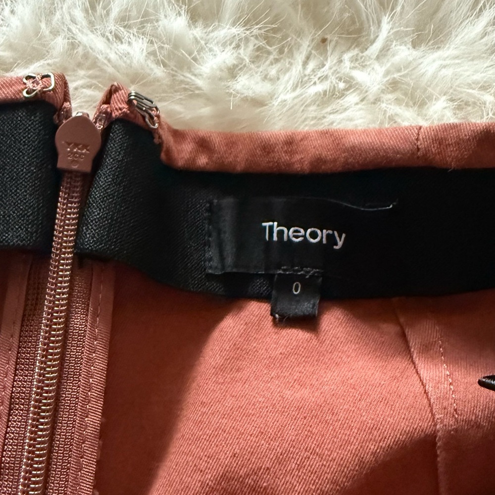 THEORY Rust Red Pants - Picture 3 of 3